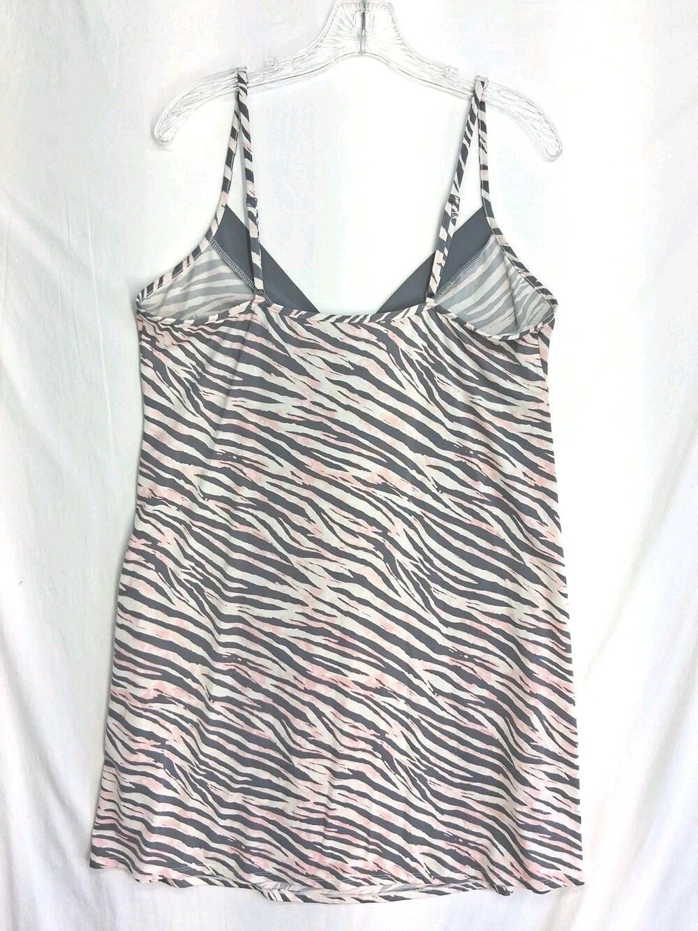 Marilyn Monroe Womens 3X Tiger Stripe Slip Dress Casual Weekend Short Above Knee - Picture 2 of 6